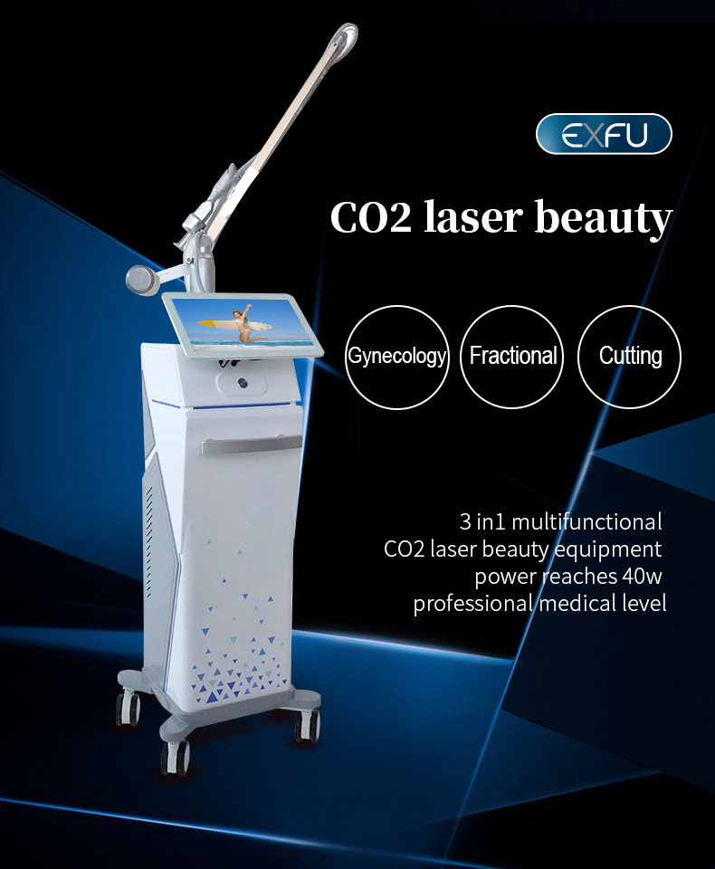 High Energy CO2 Laser Machine for Acne Treatment Wrinkle Removal and Skin Tightening Rf Fractional Co2 Laser Machine