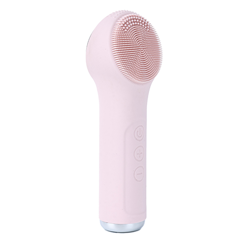 Facial Massager Face Cleaning Brush Skin Scrubber Silicone Electric Facial Cleansing Brush Waterproof Ipx7 with CE