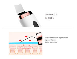 Inductive Charging Beauty Device Electric Dead Skin Peeling Machine Professional Ultrasonic Scrubber