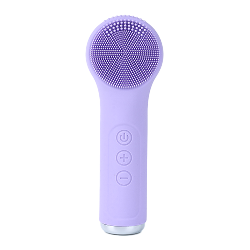 Facial Massager Face Cleaning Brush Skin Scrubber Silicone Electric Facial Cleansing Brush Waterproof Ipx7 with CE
