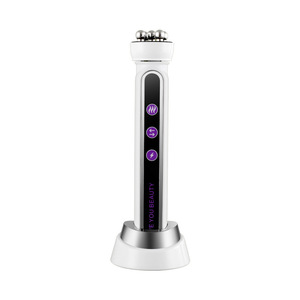 USB-Powered Household Facial Microcurrent EMS Rotating LED Light Device Thermal Heating Rotation Massage 2600mAh Battery 1-Year