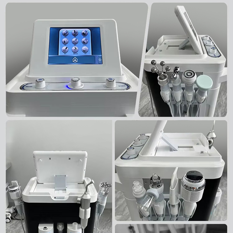 2025 Latest Multi-Functional Oxygen Therapy Facial Machine Whitening Exfoliators Microdermabrasion Jet Stripping Technology Face