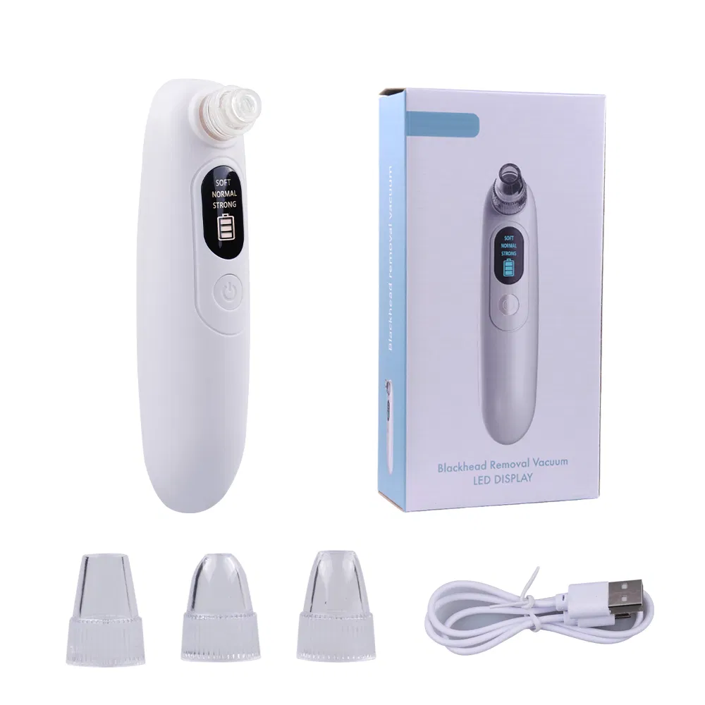 Rechargeable Vacuum Suction Blackhead Remover with LCD Display
