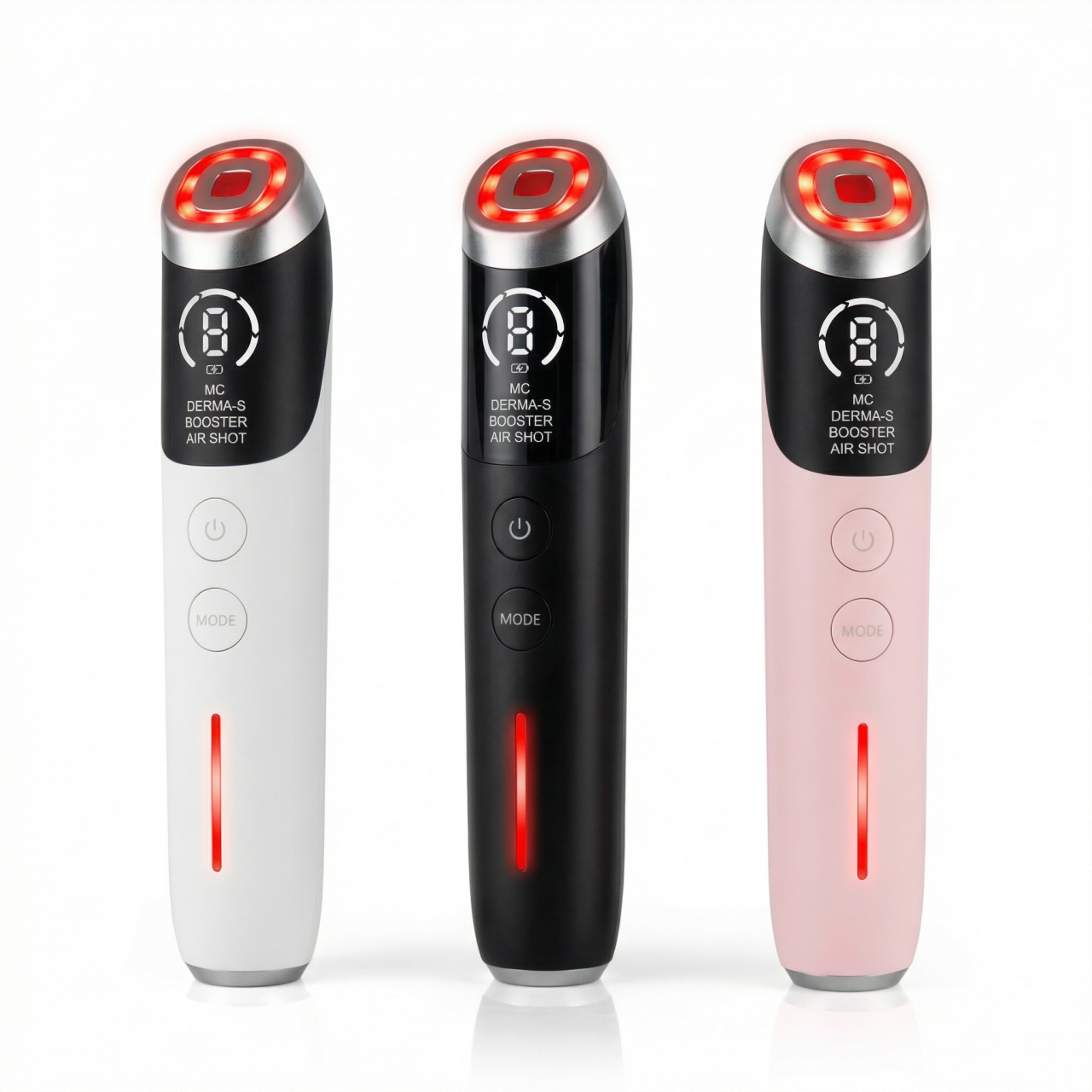 OEM 6 In 1 Age Booster Skin Care Facial Wand Glow Booster Beauty Device Skin Care Tools Anti Aging Microcurrent Lift Face Care
