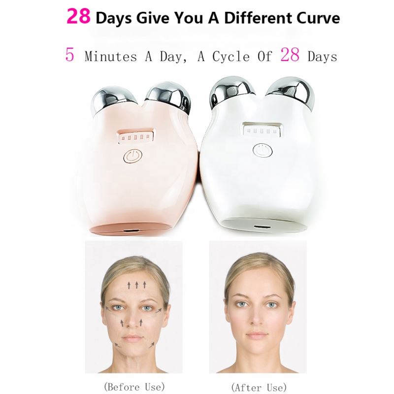 Microcurrent Face Lifting Micro Current Home Use Beauty Equipment Face And Neck Lifting Massager Ion Facial Lifting Device