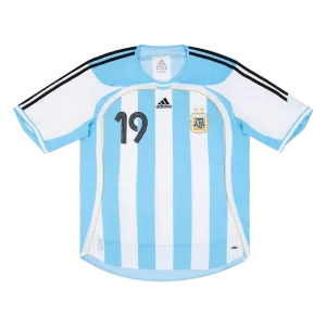 Wholesale 2006 World Cup Argentina Home Retro Jersey Replica Shirt Kit