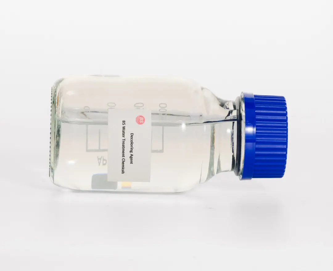 Water decoloring agent - Quick results and sedimentation