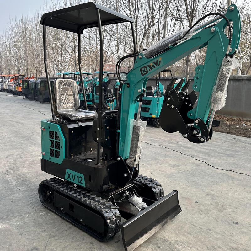 Xv12 Rubber Track Type Brand New Small Size Digger CE Certification Hydraulic Mini Crawler Excavator
