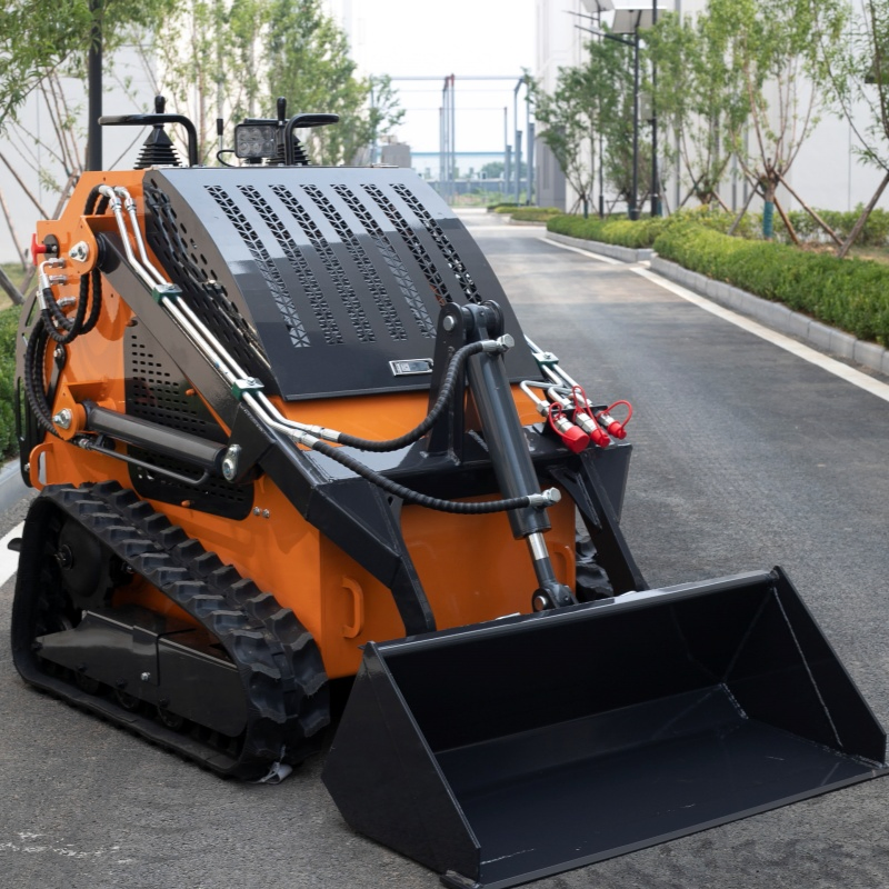 Robust OEM Customizable CE Construction Compact Crawler Wheel Small Hydraulic Skid Steer Loader Used Backhoe Crawler Excavator Mini Tracked Loader for Sale