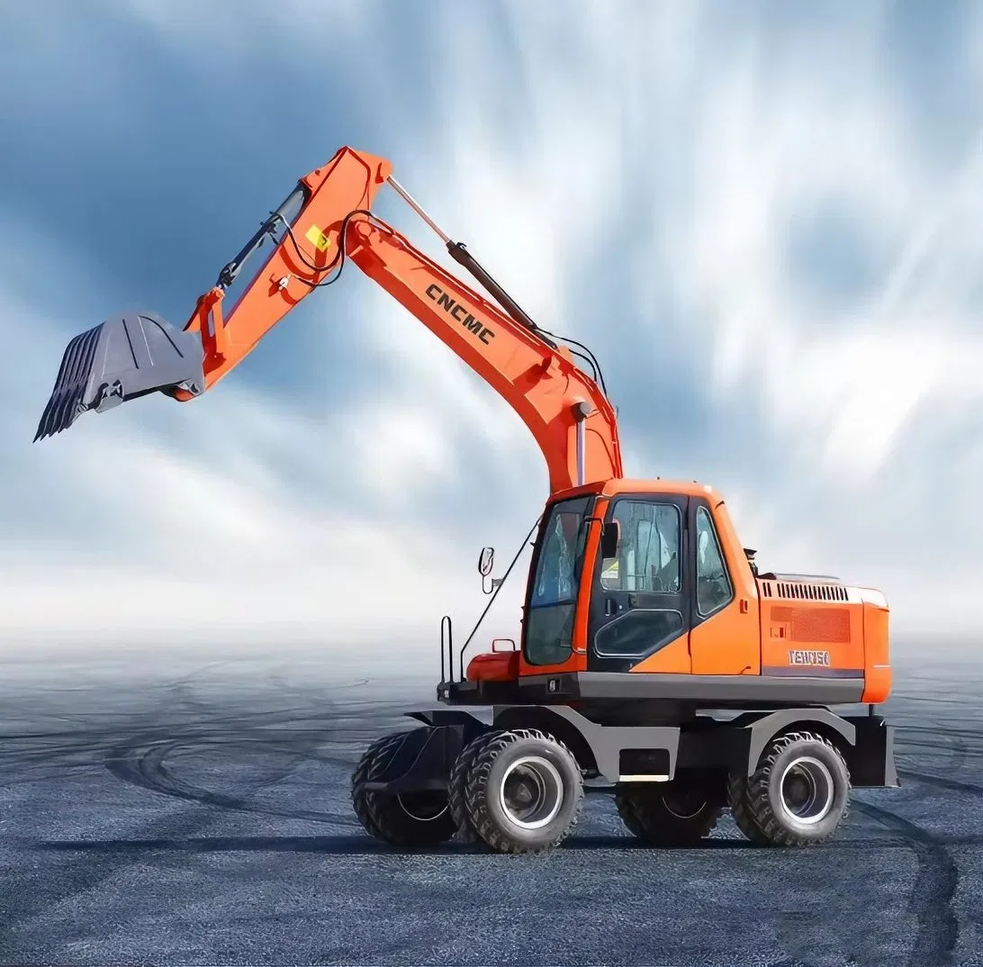 Wheeled Micro Mini Excavator for Home Farm Use Construction with Attachments-Bucket New Used Various Operating Weigh