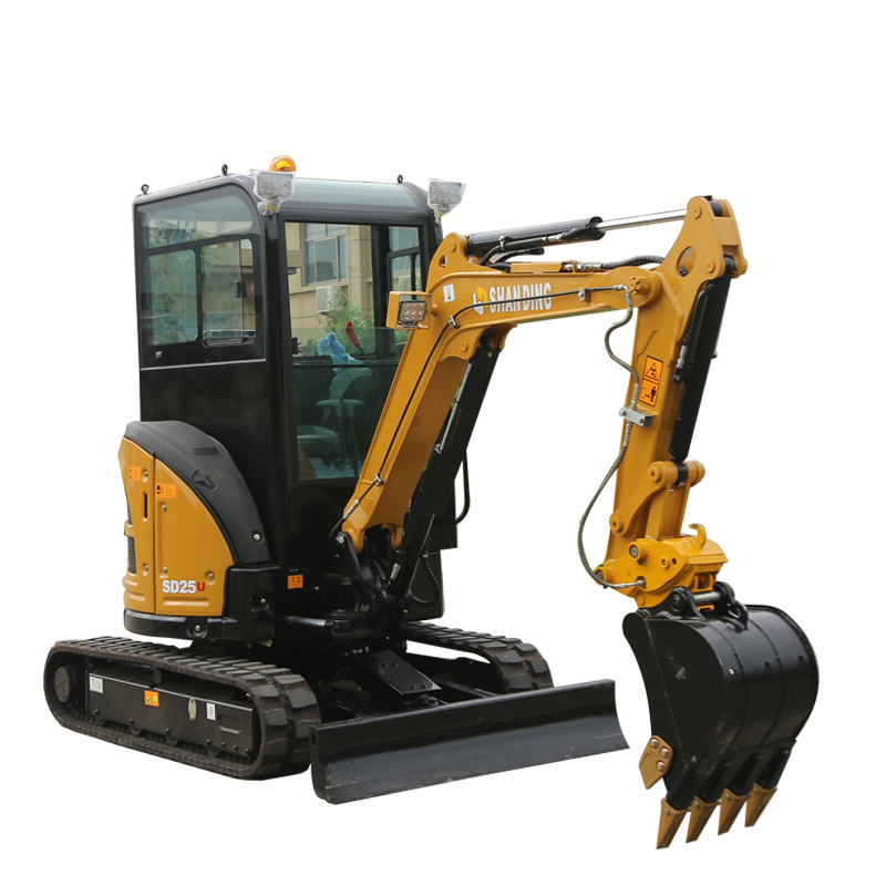 Hydraulic Mini Crawler Excavators Amphibious New Small Digger 2.5t Excavator with Cab for Sale
