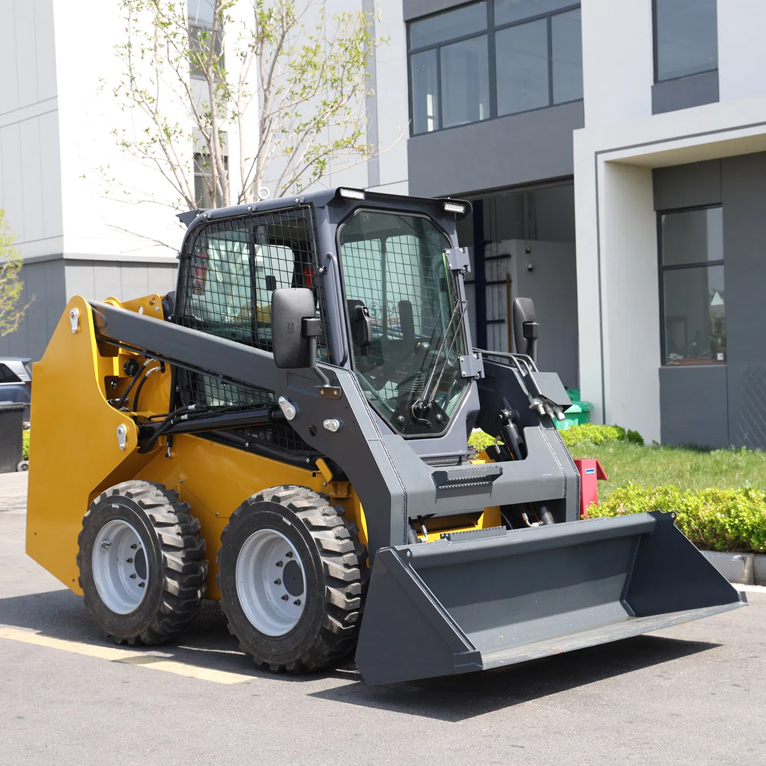 High-Performance Mini Loader S55 Wheel Tracked Skid Steer Loader with Attachments Mini Skid Steer Loader