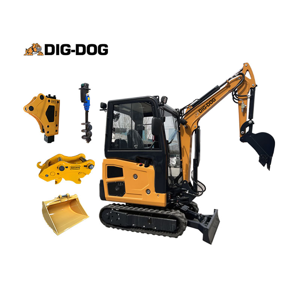 CE EPA Euro V Small Excavator 1.8 2 2.5 Ton Mini Digger Excavator with Hydraulic Thumb