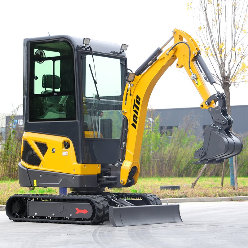 Leite 1.8 Ton Mini Hydraulic Excavator Attachments Pump Auger Breaker Hammer Small Digger Excavator for Sale