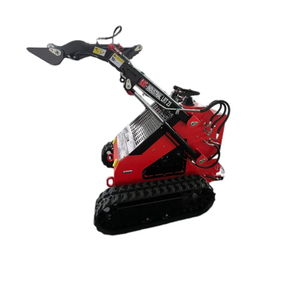 New Skid Steer Loader Rato Engine 1 Ton Hydraulic Crawler Tracked Mini Loader