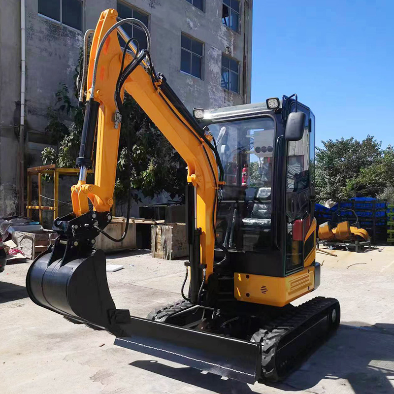 Mini Excavator 2 Ton3ton with Engine/Yanmar Engine/ Swing Boom/Extendable Tracks/Hydraulic Thumb