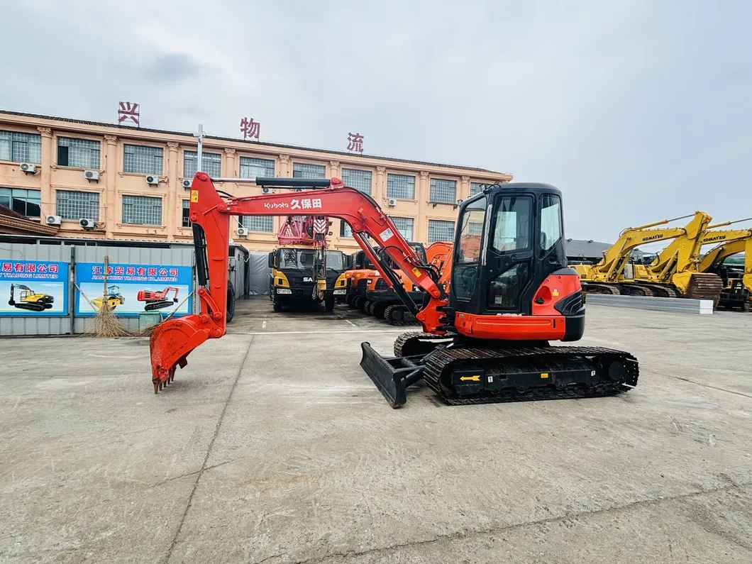 Kubota Kx155-5 Kx161 Kx165 Used Small Mini Used Excavator Machine with Rubber Track