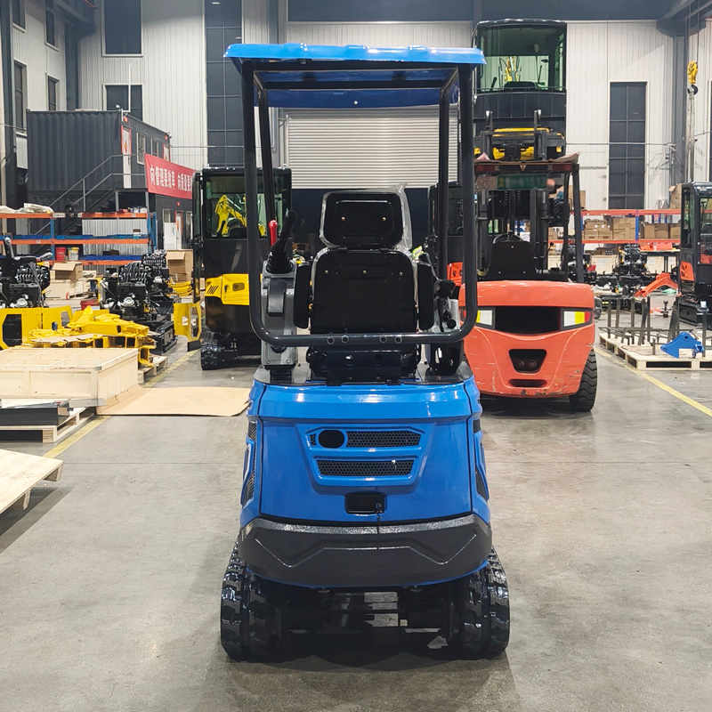 Free Shipping 1.2 Ton Crawler Type Small Excavator Mini Full Hydraulic Excavator Telescopic Arm Mini Excavator with Cabin