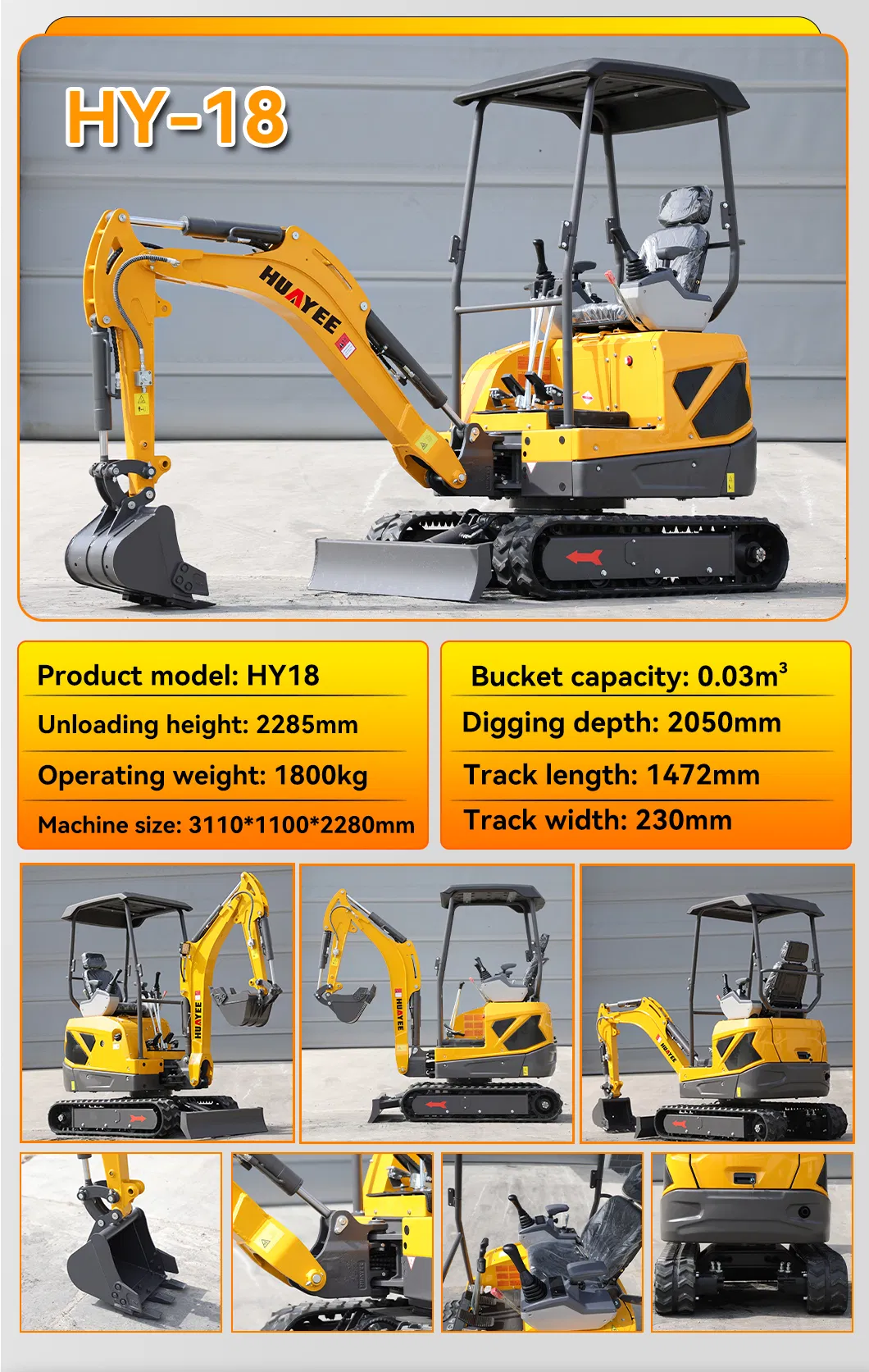 Hydraulic Small Digger