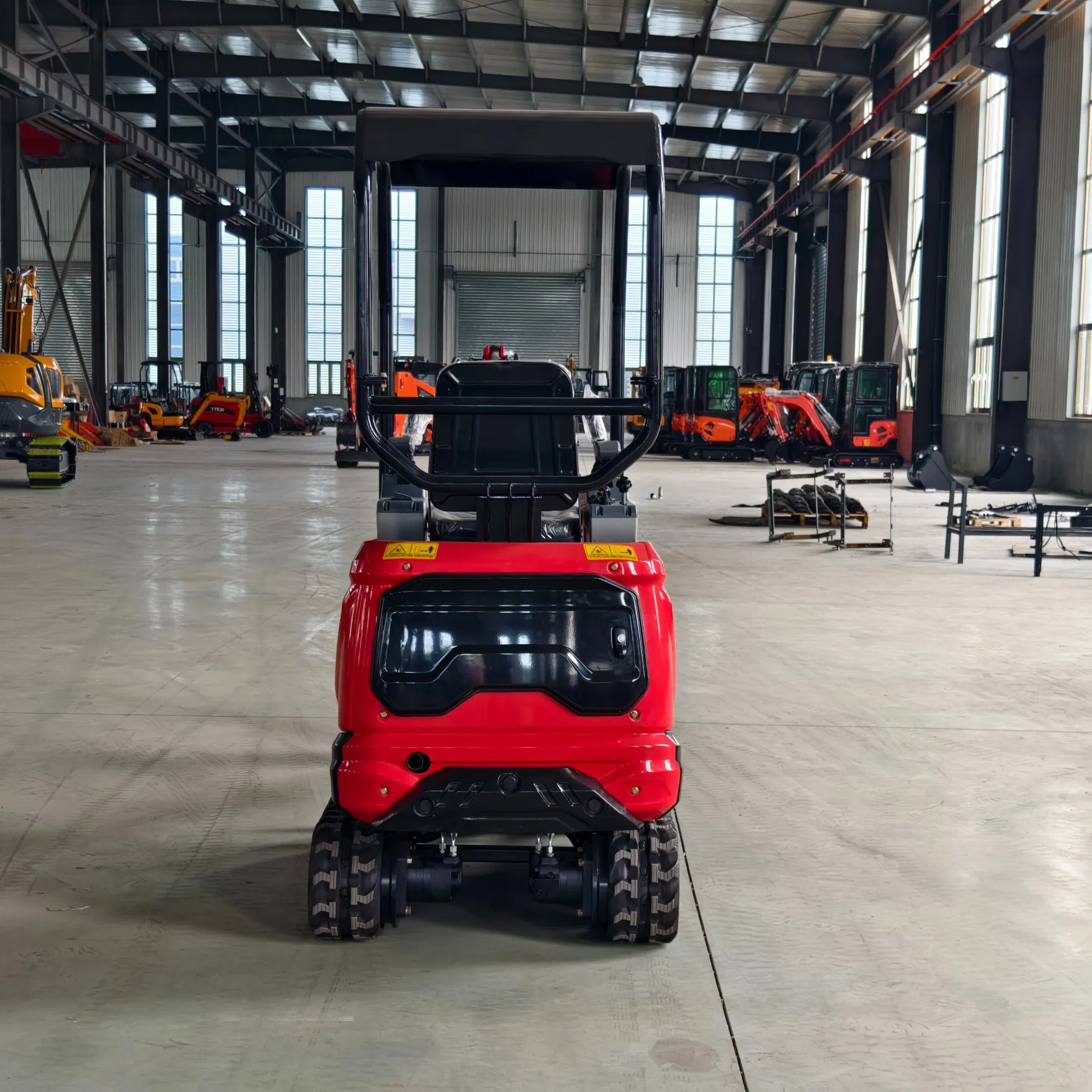 Durable Design Retractable Chassis 1.2 Ton Mini Excavator with Steel Tracks