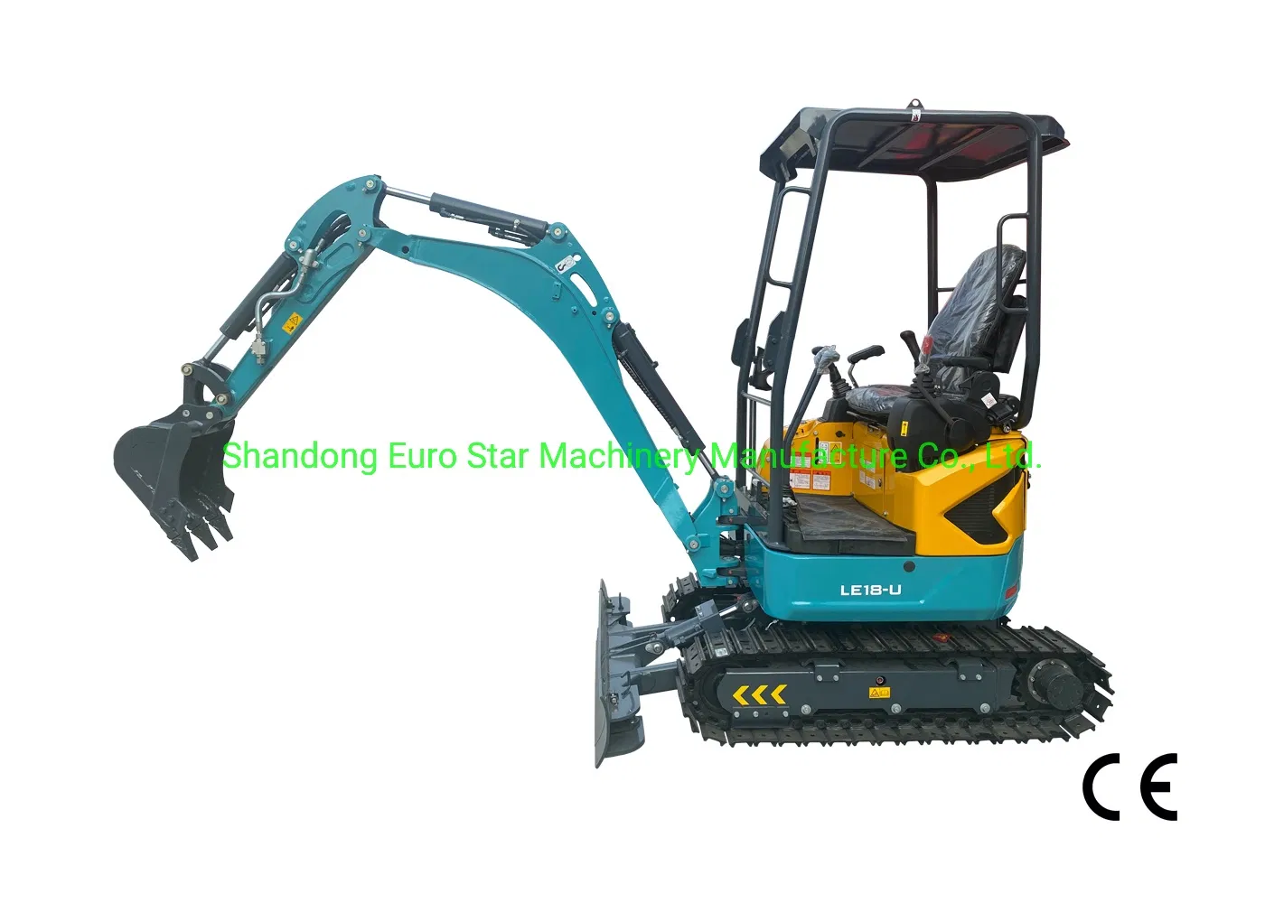 Hydraulic Small Digger Mini Zero Tail Type Swing Boom 1 Ton 1.8 Ton Crawler Excavator with Japanese Engine