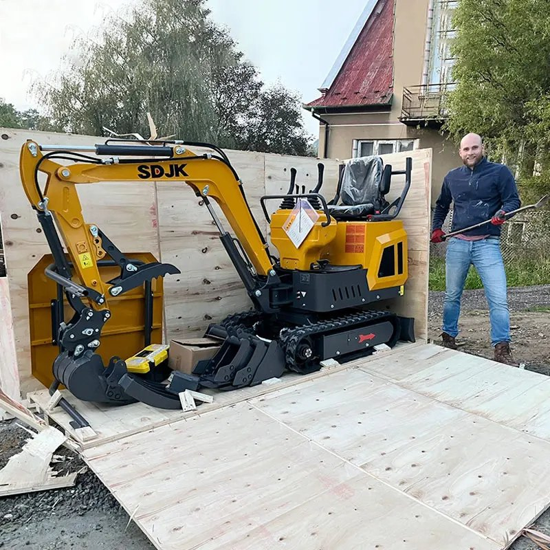 Multifunctional Mini Excavators 1 Tons 1.2 Tons 1.6 Tons 2 Tons 3 Tons Hydraulic Type Closed-Cabin Small Excavators