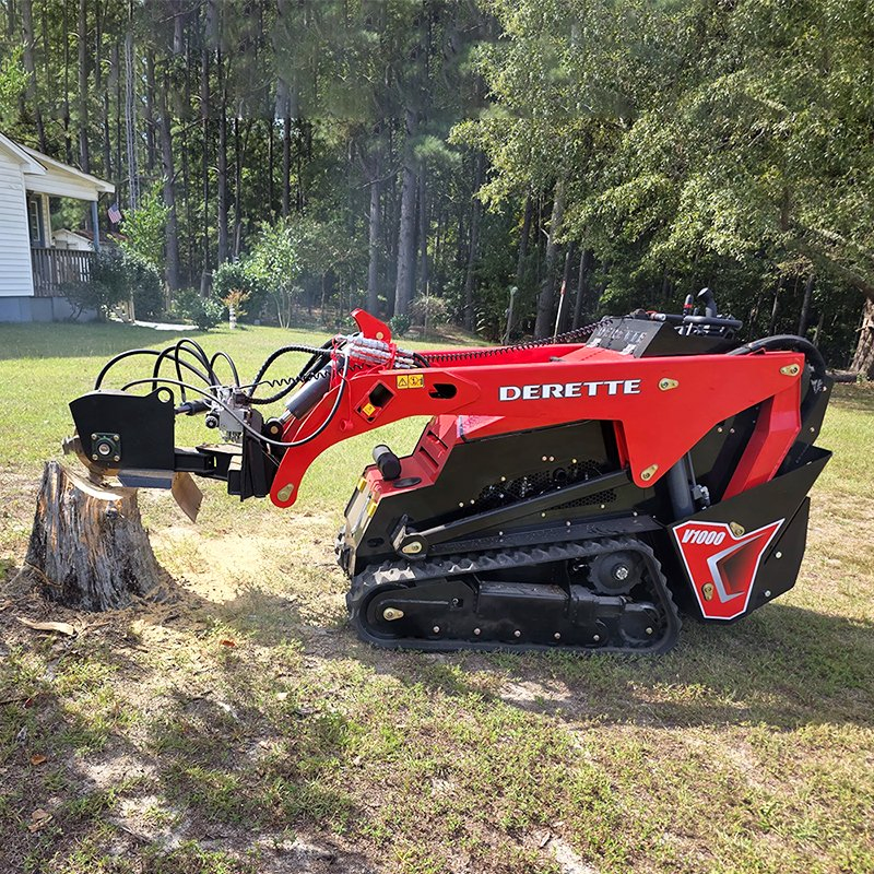 Derette V1000 Original Factory Mini Sliding Loader EPA Euro 5 Diesel Tracked Mini Skid Steer Loader for Sale