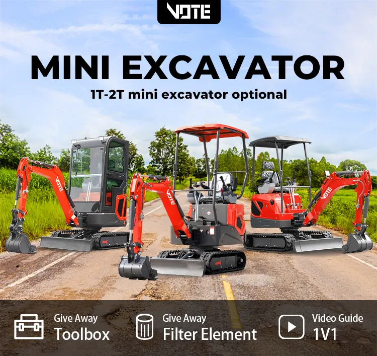 Mini Excavator Display