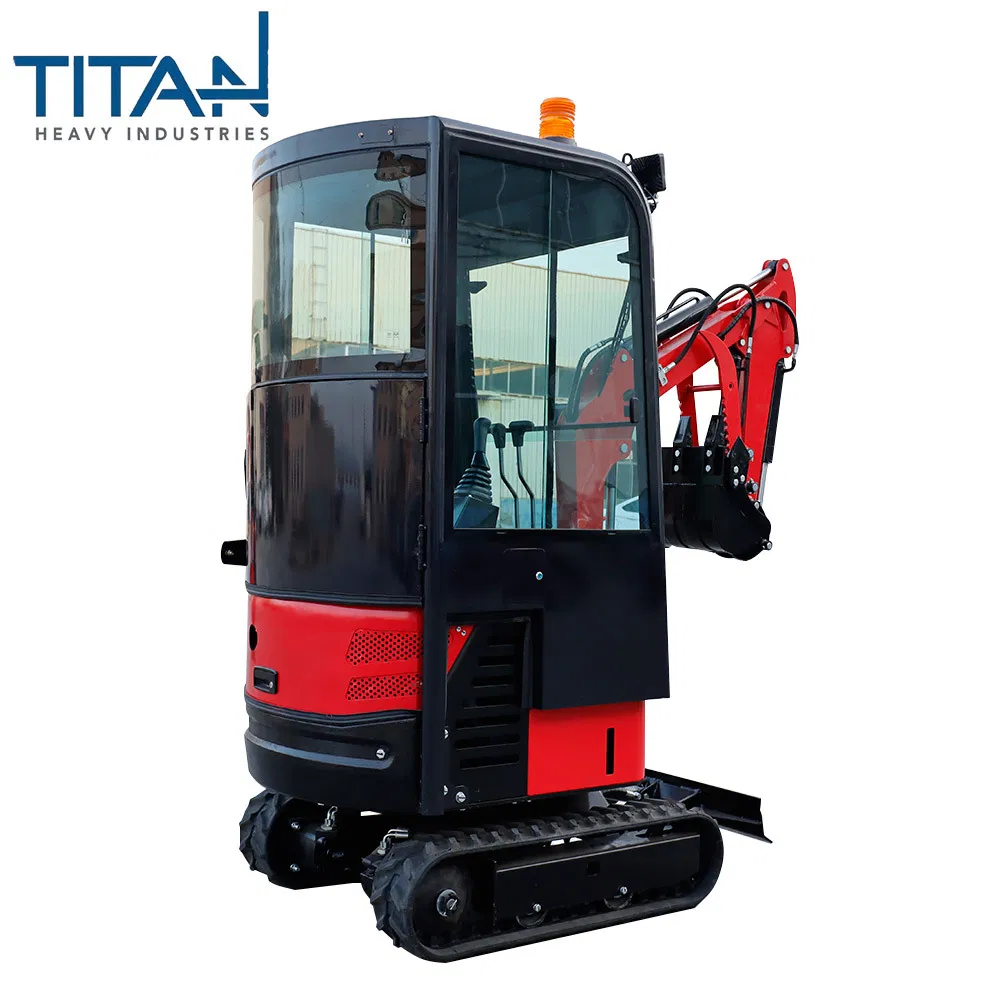 Free shipping!!!20% off CE China 1ton Euro5 EPA Side Swing Boom Thumb Hydraulic Rubber Track Crawler Rubber Track Micro Small Digger Factory Mini Excavator