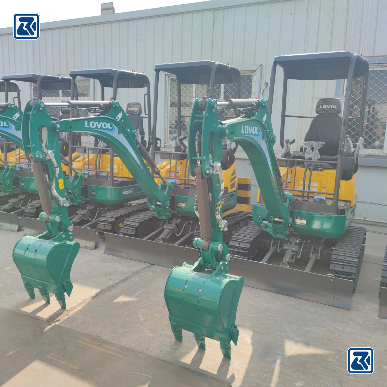 Factory Crawler Euro 2-5 2.5ton Small Micro Excavators 2ton 3.5 Ton Farm Used Hydraulic Construction Diggers 5 Ton Mini Excavator with Thumb for Sale