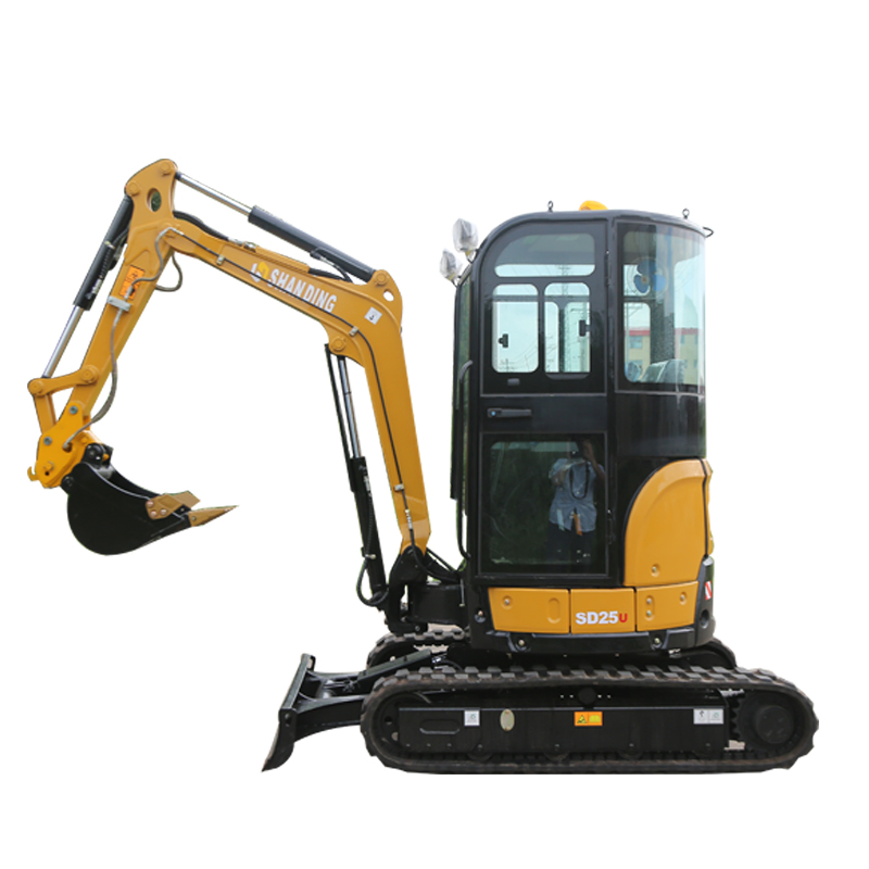 Hydraulic Mini Crawler Excavators Amphibious New Small Digger 2.5t Excavator with Cab for Sale
