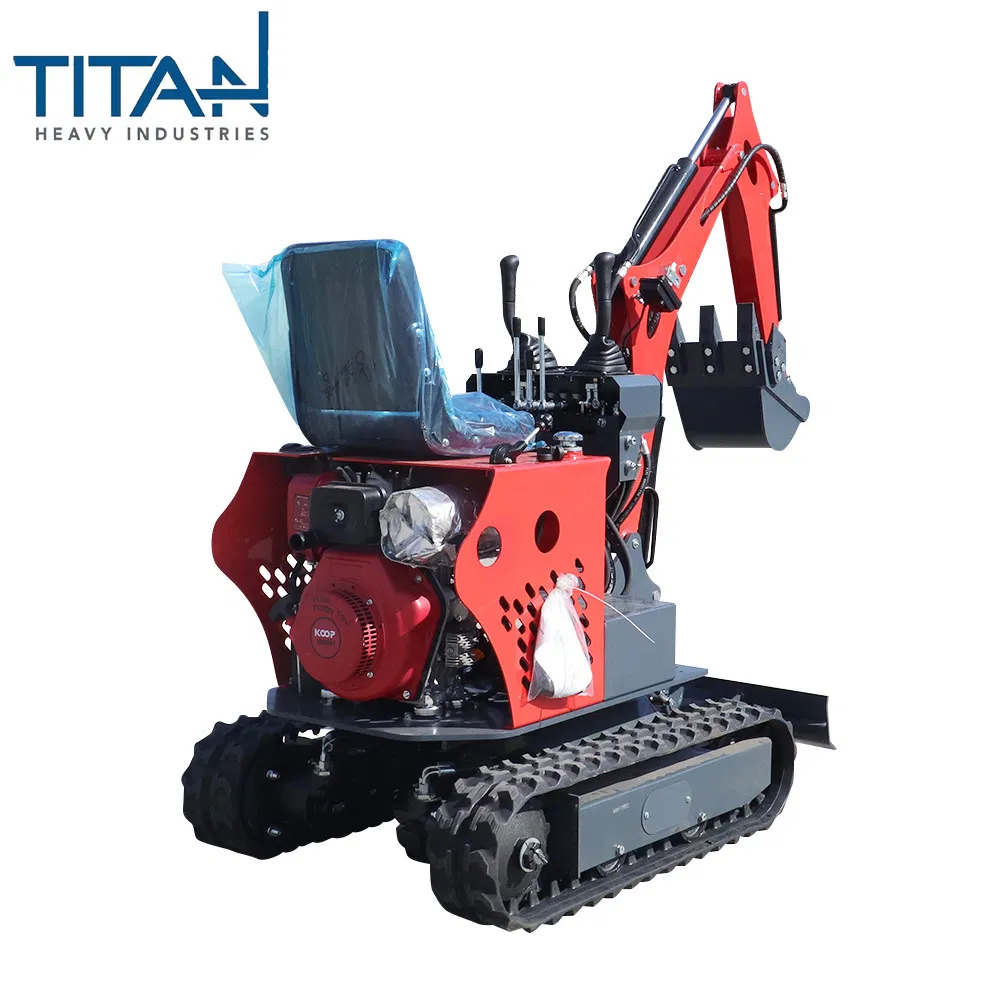 Free shipping!!!Garden Cheap Mini Digger Mini 1000kg Crawler Micro Hydraulic Excavator Small Hydraulic Hole Crawler Rubber Track Excavators with Ce Euro5 EPA4