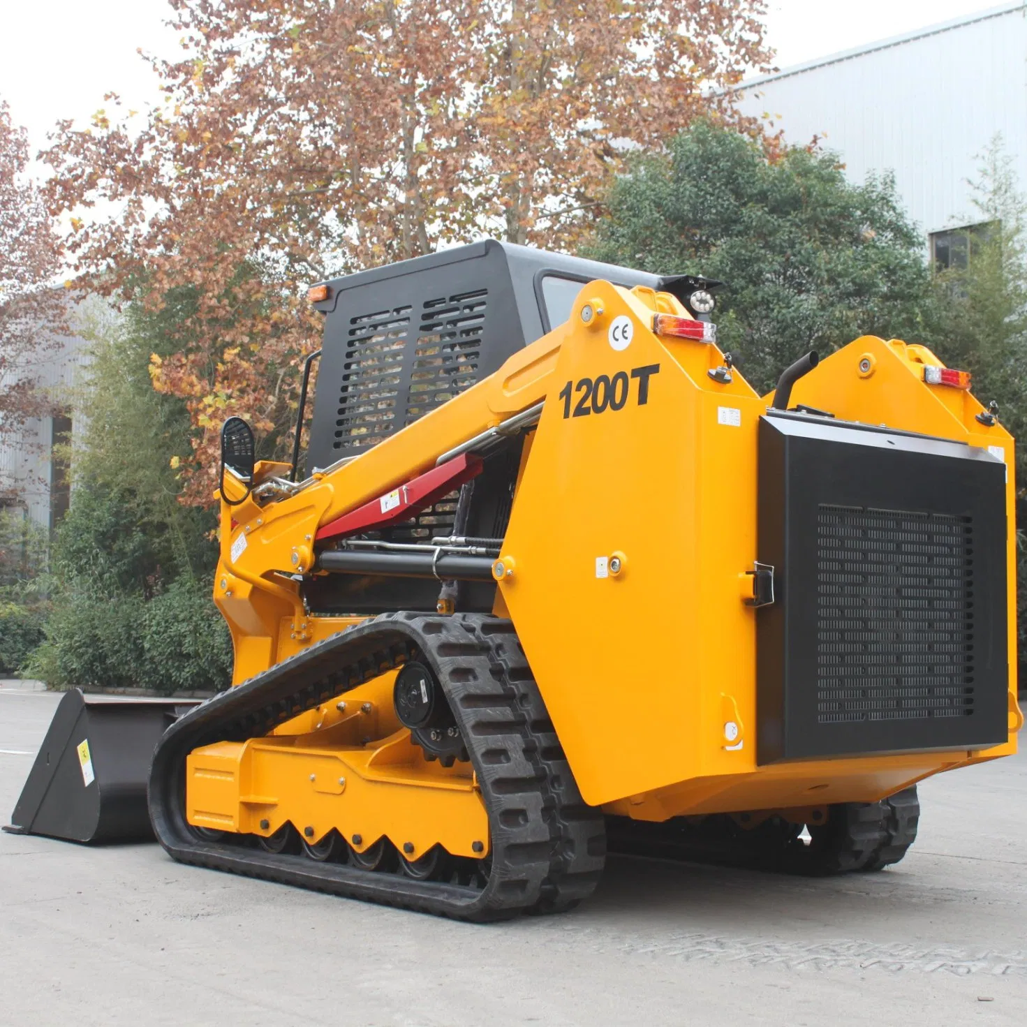 High Operating Efficiency Widely Crawler Tracked Skid Steer Loader Mini Skid Steer Loader with Closed Cab