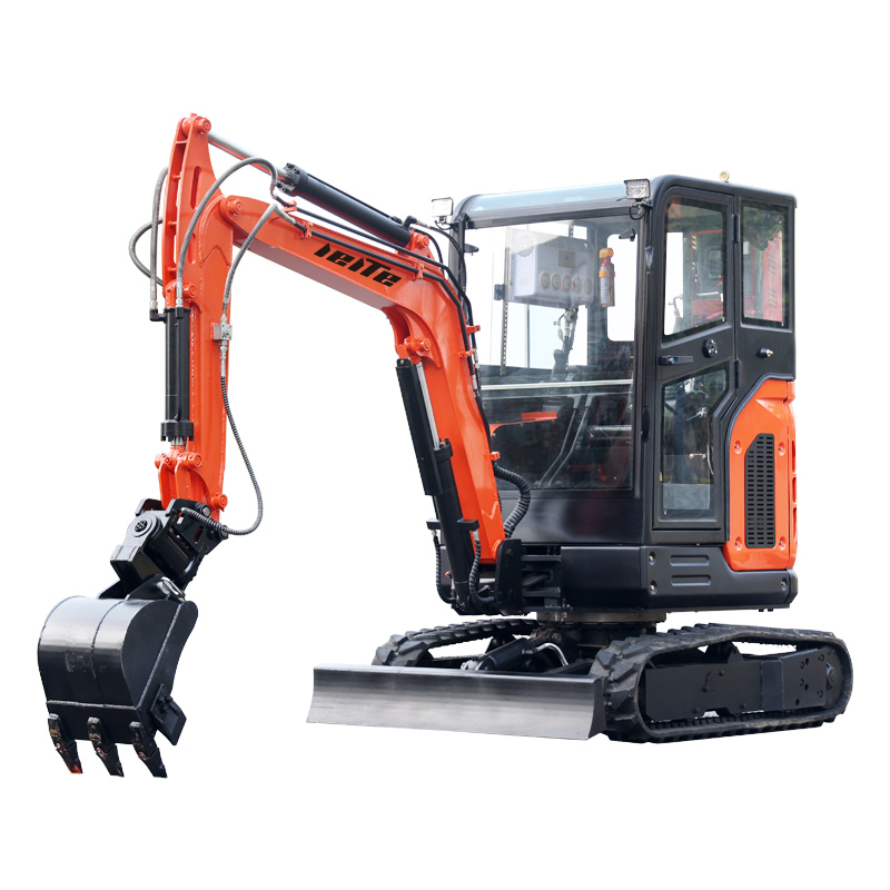 Mini Excavator with Auger Drill Attachment Jacket Hammer Earth Moving Machinery 2.0ton 2.5ton 3.0ton Digger