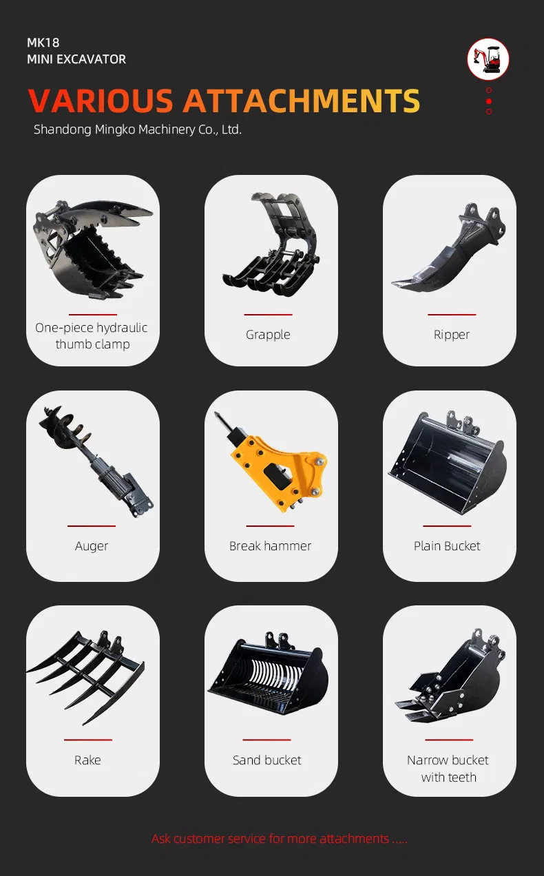 Diesel Electric Hydraulic Mini Small Micro Crawler Excavators