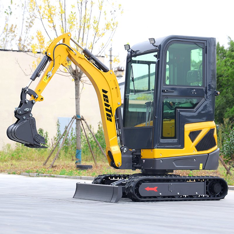 Leite 1.8 Ton Mini Hydraulic Excavator Attachments Pump Auger Breaker Hammer Small Digger Excavator for Sale