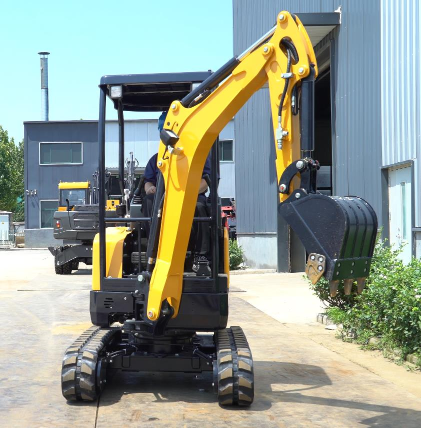 Hx20t Mini Excavator 2 Ton Weight Mini Digger Retractable Track Excavator