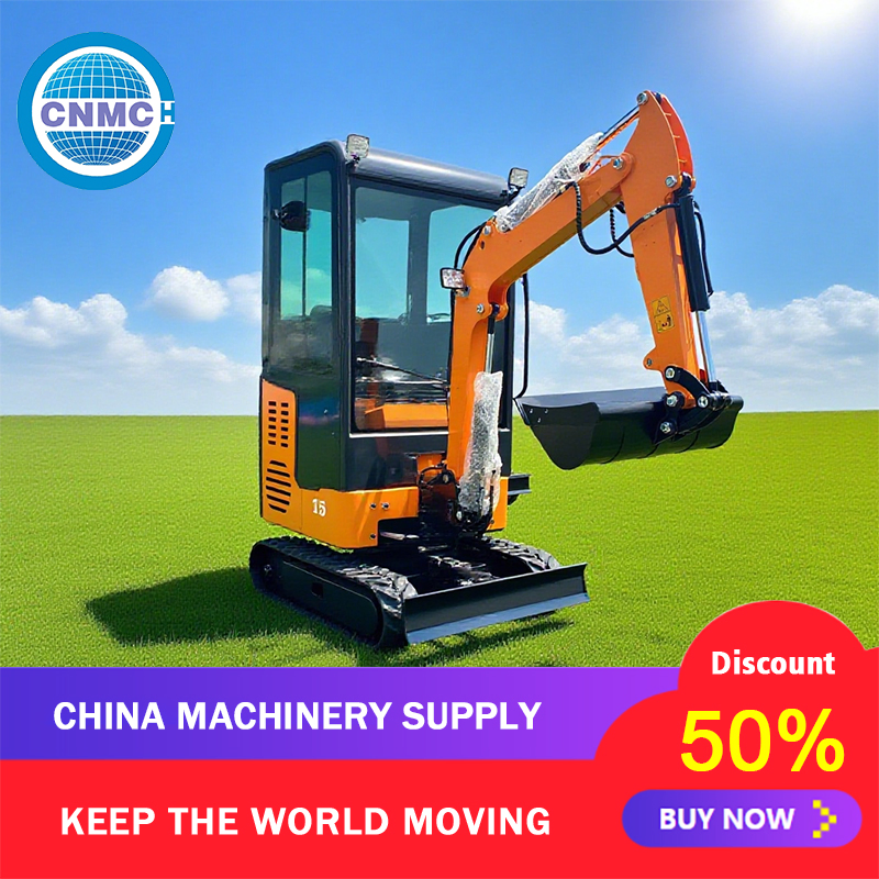 China Manufactured High Quality 1 Ton Compact Hydraulic Mini Excavator with Rubber Tracks for Tight Space Operation Mini Excavator