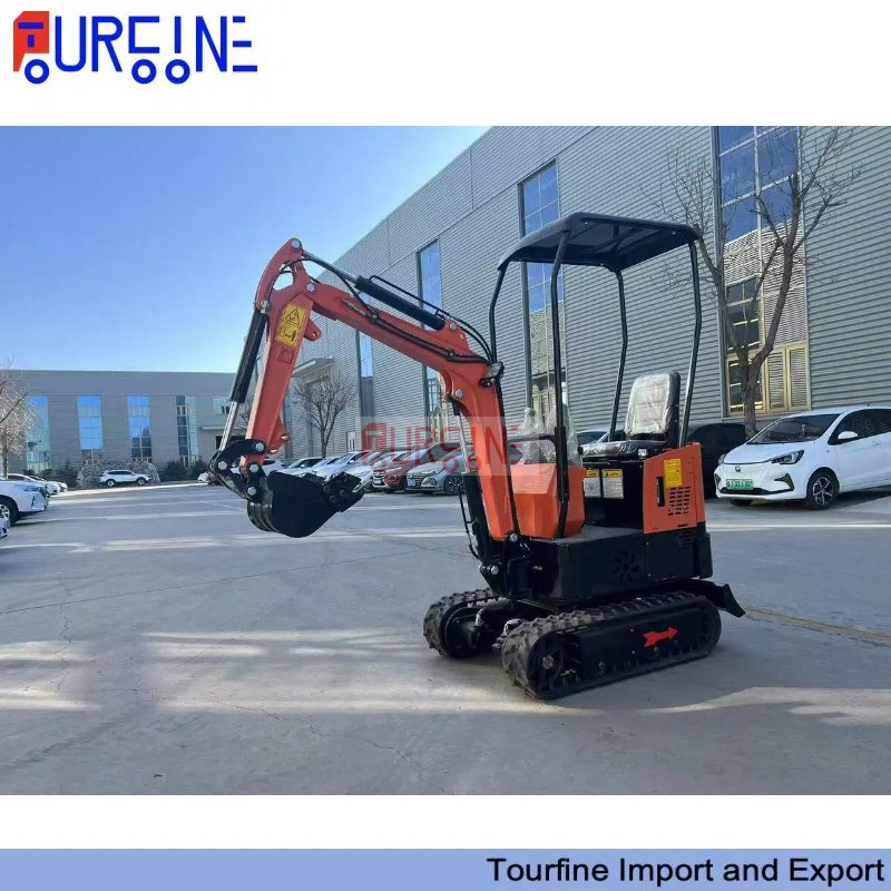 Efficient 1 Ton 0.017cbm Mini Crawler Excavator with Retractable Tracks