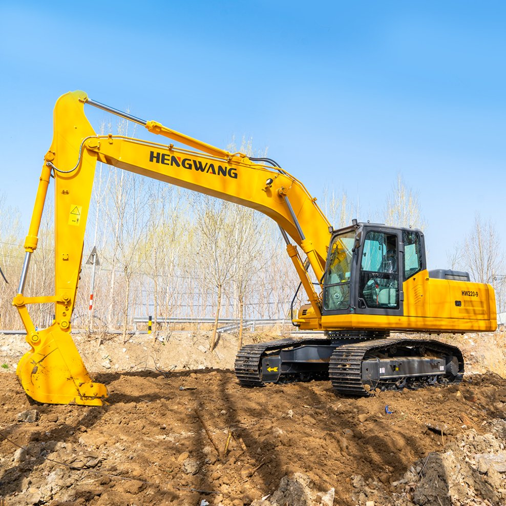 7 Ton to 9 Ton Hydraulic Diesel Engine Long Boom Quick Hitch Mini New Hydraulic Medium Crawler Wheeled Excavator Machine