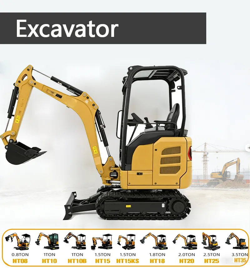 Mini Excavator View 1