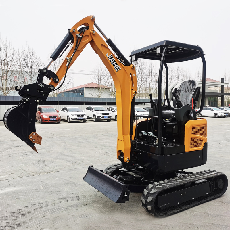 Factory Cheap Price 2ton New Rubber Crawler Track Mini Excavators for Garden Farm Home Use Free Shipping