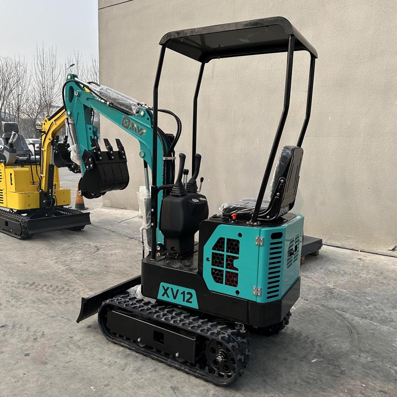 Xv12 Rubber Track Type Brand New Small Size Digger CE Certification Hydraulic Mini Crawler Excavator