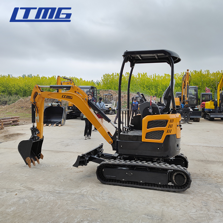 Ltmg Mini Excavator 2 Ton Hydraulic Crawler Digger Bagger Zero Tail Design with Pilot Control Retractable Track Price