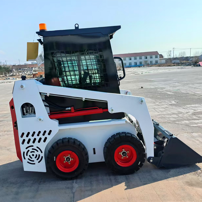 Free Shipping Mini Skid Steer Loader CE EPA Front End Tracked Mini Loader 500 600kg Wheel Loader with Attachments