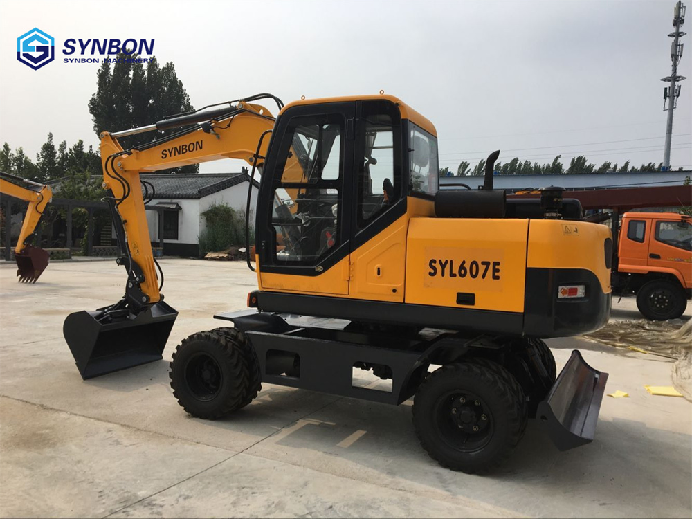 Long Reach Wheel Excavator Digging Depth for Dredging &amp; Trenches Mini Digger