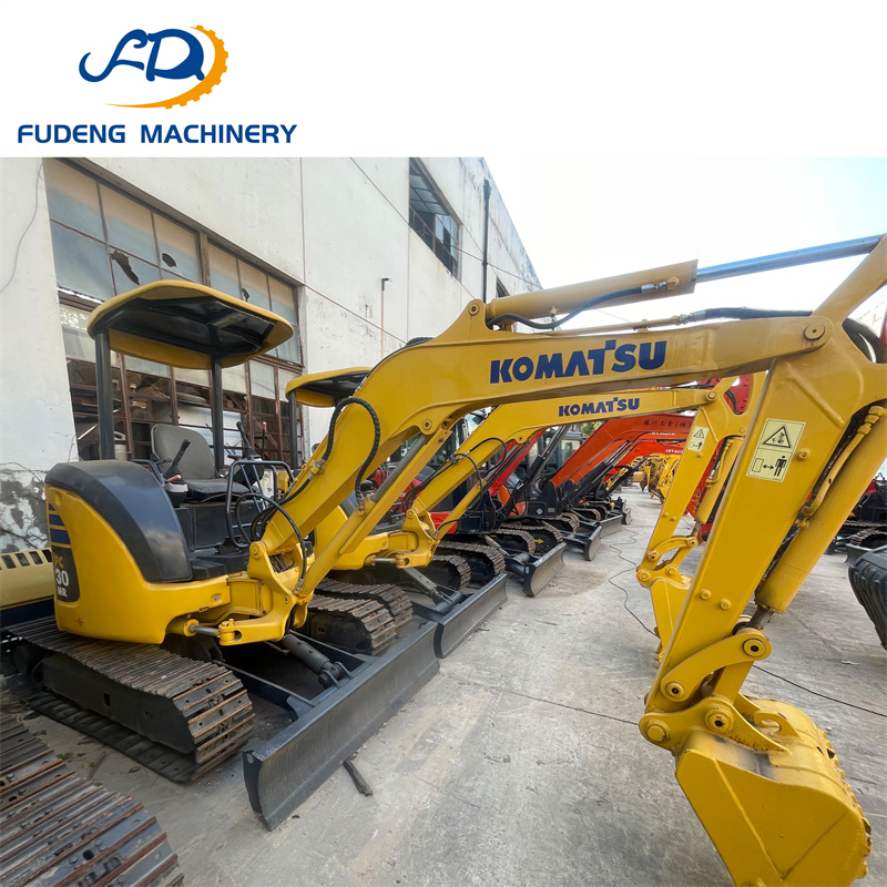 Mini Used Excavator Kebelco Shantui PC30 with Zero Tail Swing for Construction