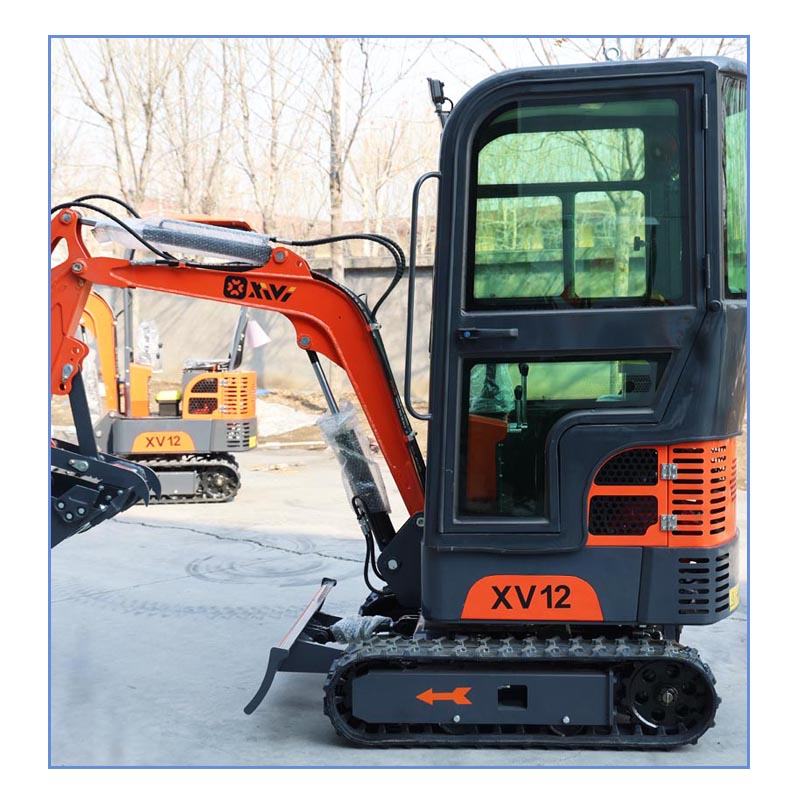 Factory Direct Sale Wheeled Digger 1.2 Ton Bucket Machine Wheel Excavators Mini Excavator