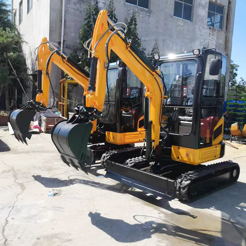 Mini Excavator 2 Ton3ton with Engine/Yanmar Engine/ Swing Boom/Extendable Tracks/Hydraulic Thumb