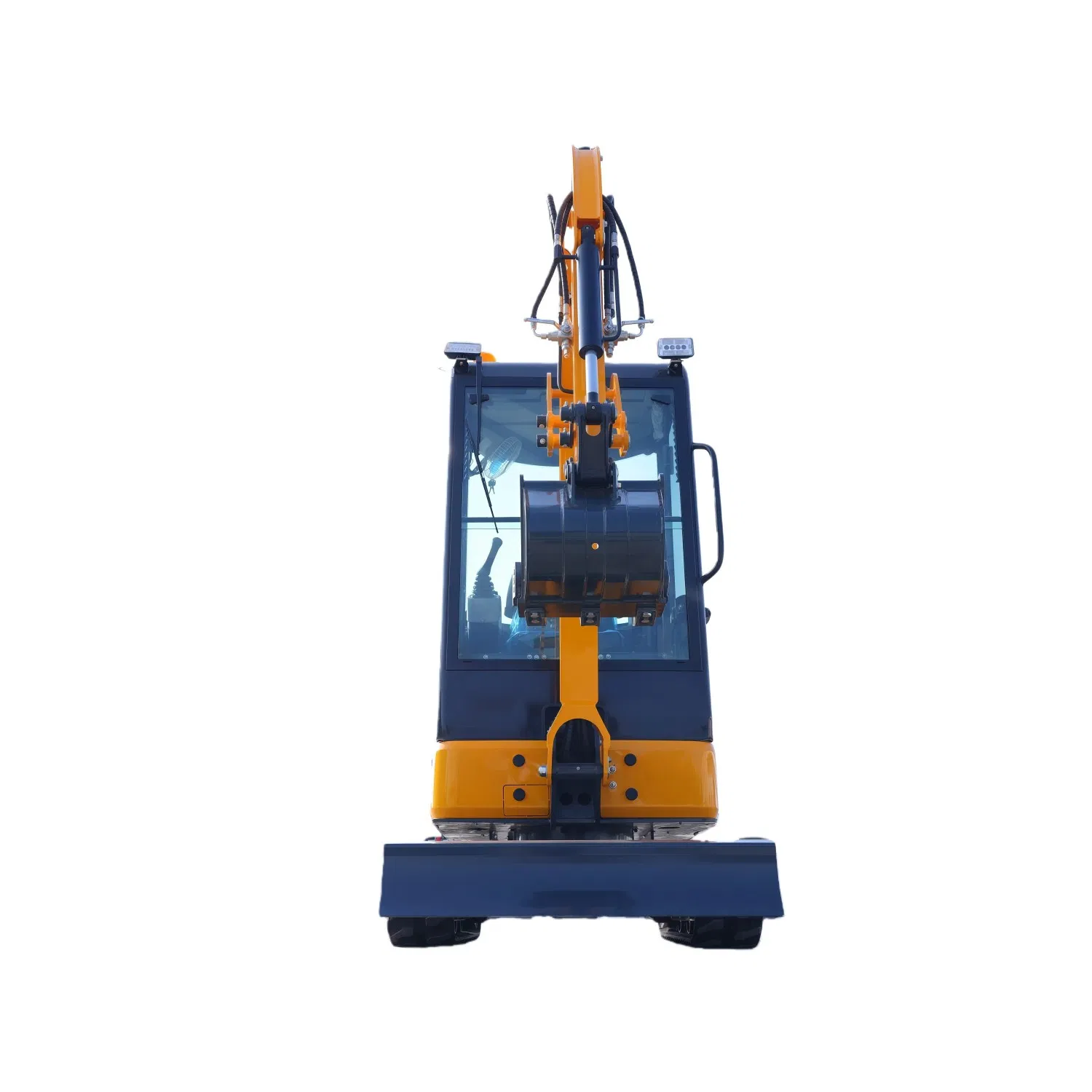 with Breaker and Auger Attachments Mini Crawler Excavator with 13.5HP Versatile Machine for Demolition and Drilling